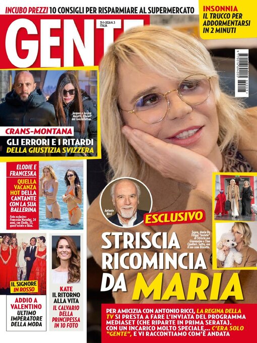 Title details for Gente by Hearst Magazines Italia spa - Available